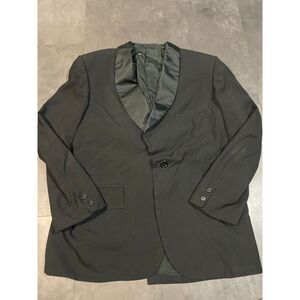 Wallace's Classic black Blazer Suit Jacket Professional Business Wear‎ B-386